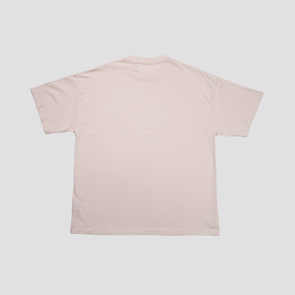 Cream Monogram Tee