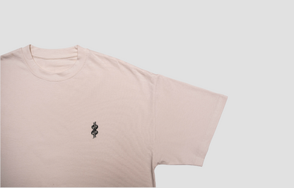 Cream Monogram Tee