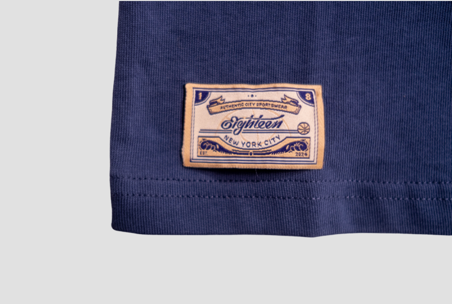 Navy Monogram Tee