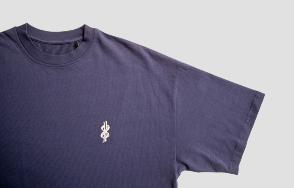 Navy Monogram Tee