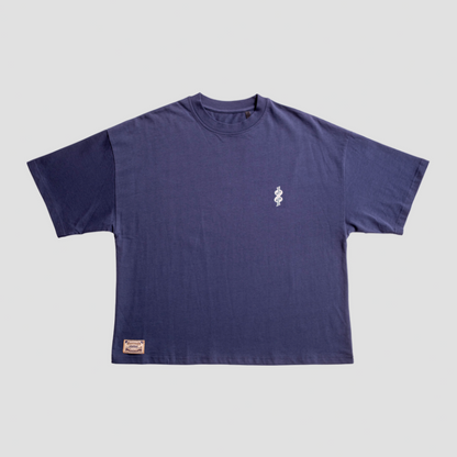 Navy Monogram Tee